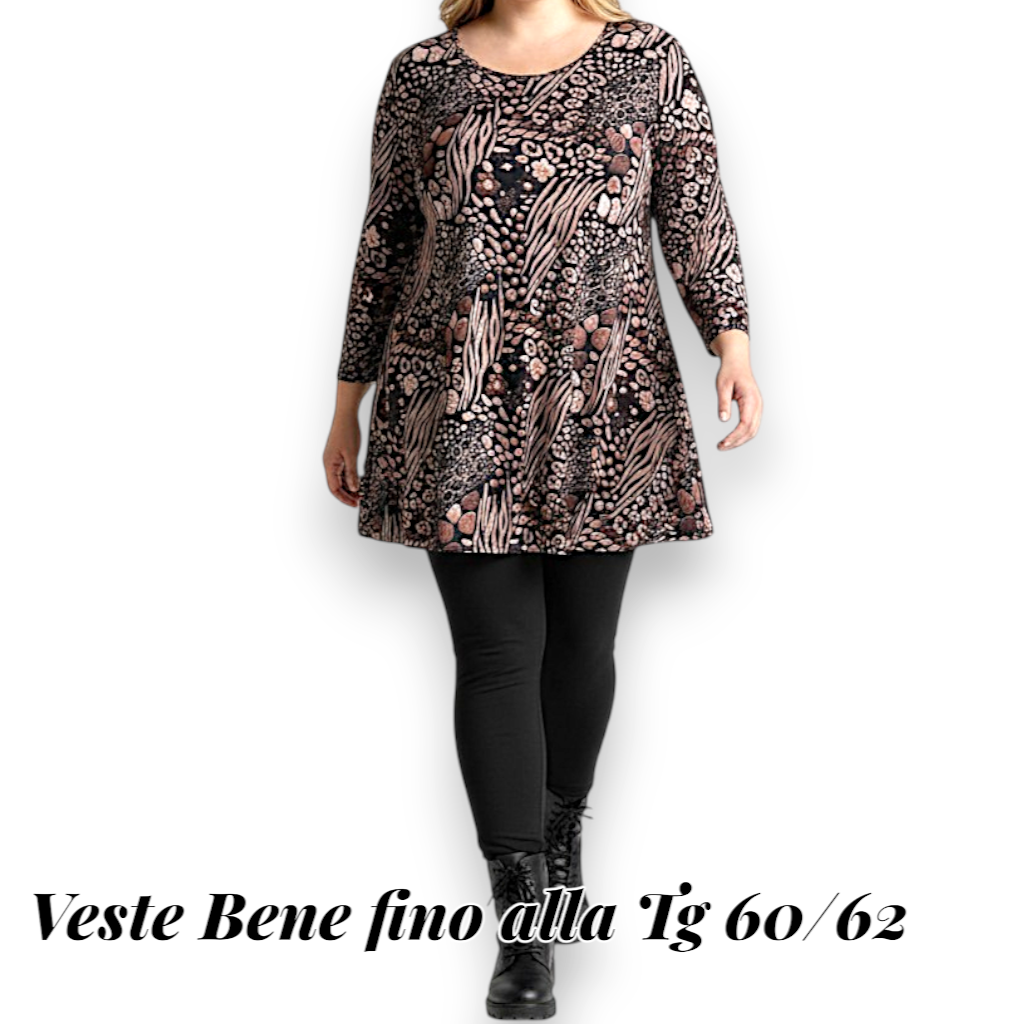 Maxi Maglia in Crepe  Anna