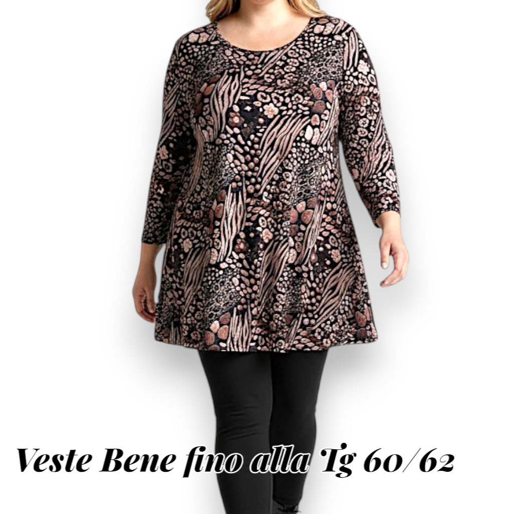 Maxi Maglia in Crepe  Anna
