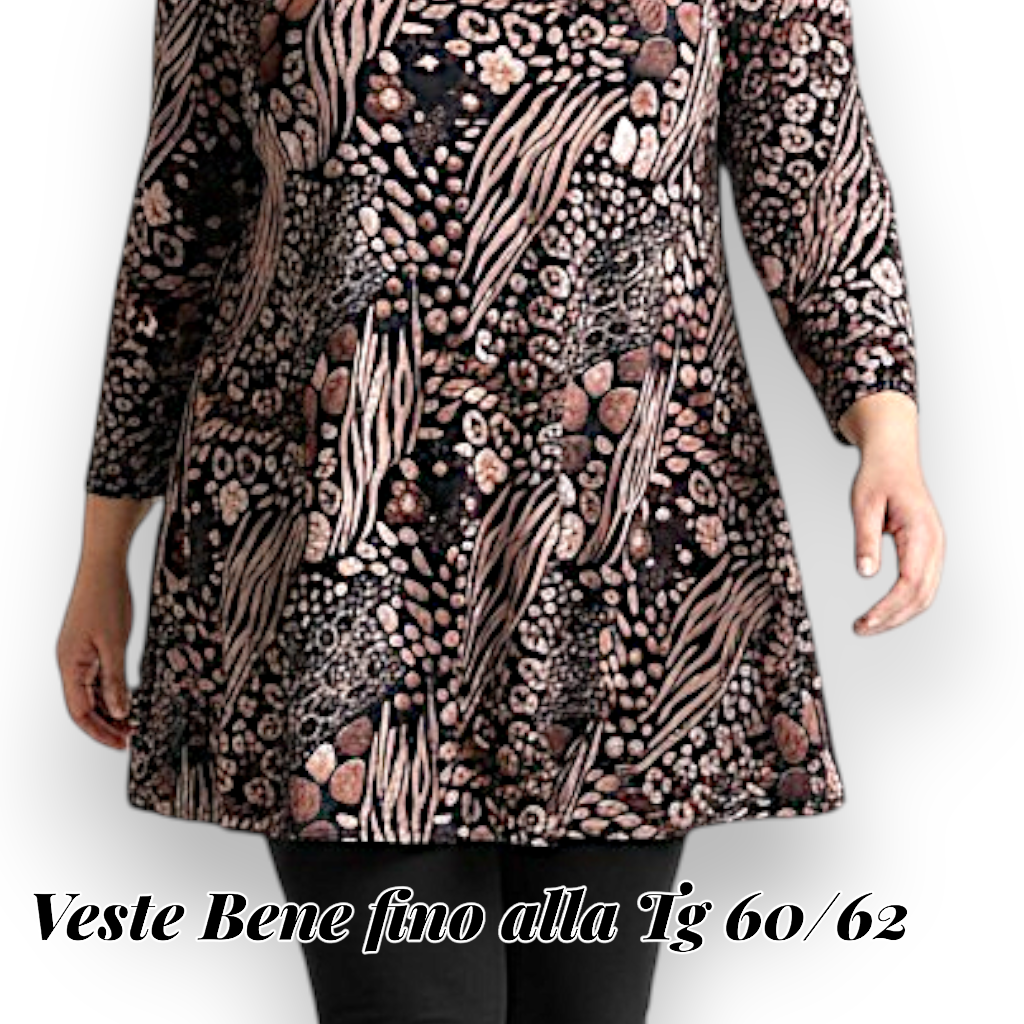 Maxi Maglia in Crepe  Anna
