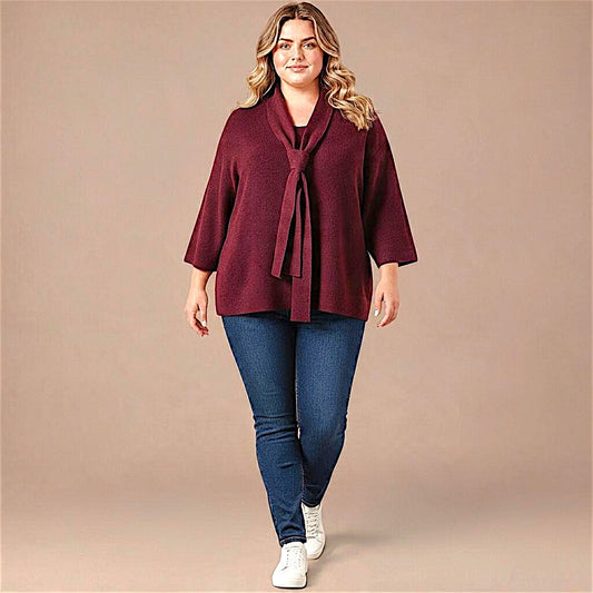 Maxi Maglia Effetto Lana Pasqua