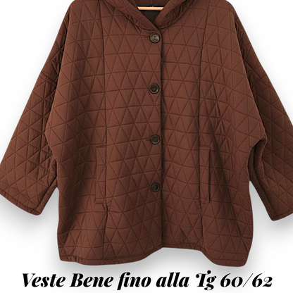 Maxi Giacca Trapuntata Milena