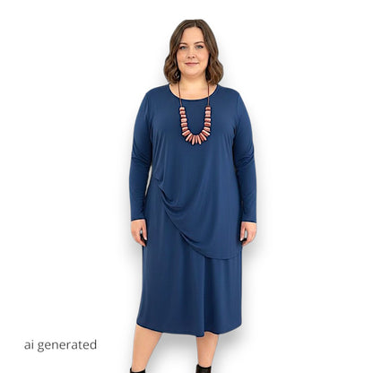 Maxi Maglia in Crepe  Sveva