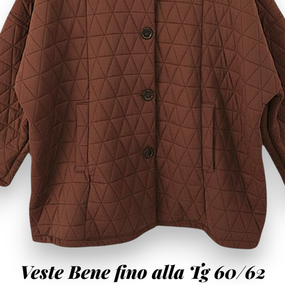Maxi Giacca Trapuntata Milena