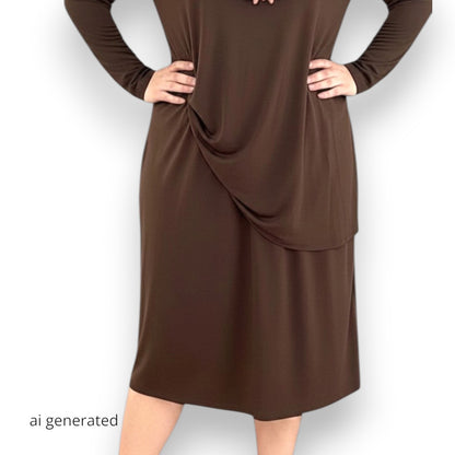 Maxi Maglia in Crepe  Simona