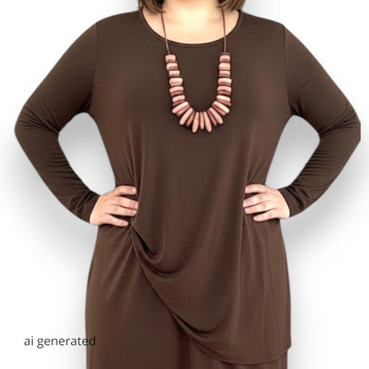 Maxi Maglia in Crepe  Simona