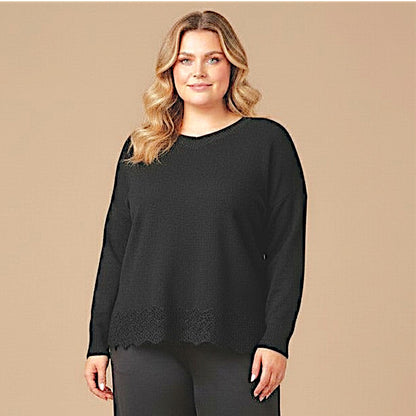 Maxi Maglia Effetto Lana Bice