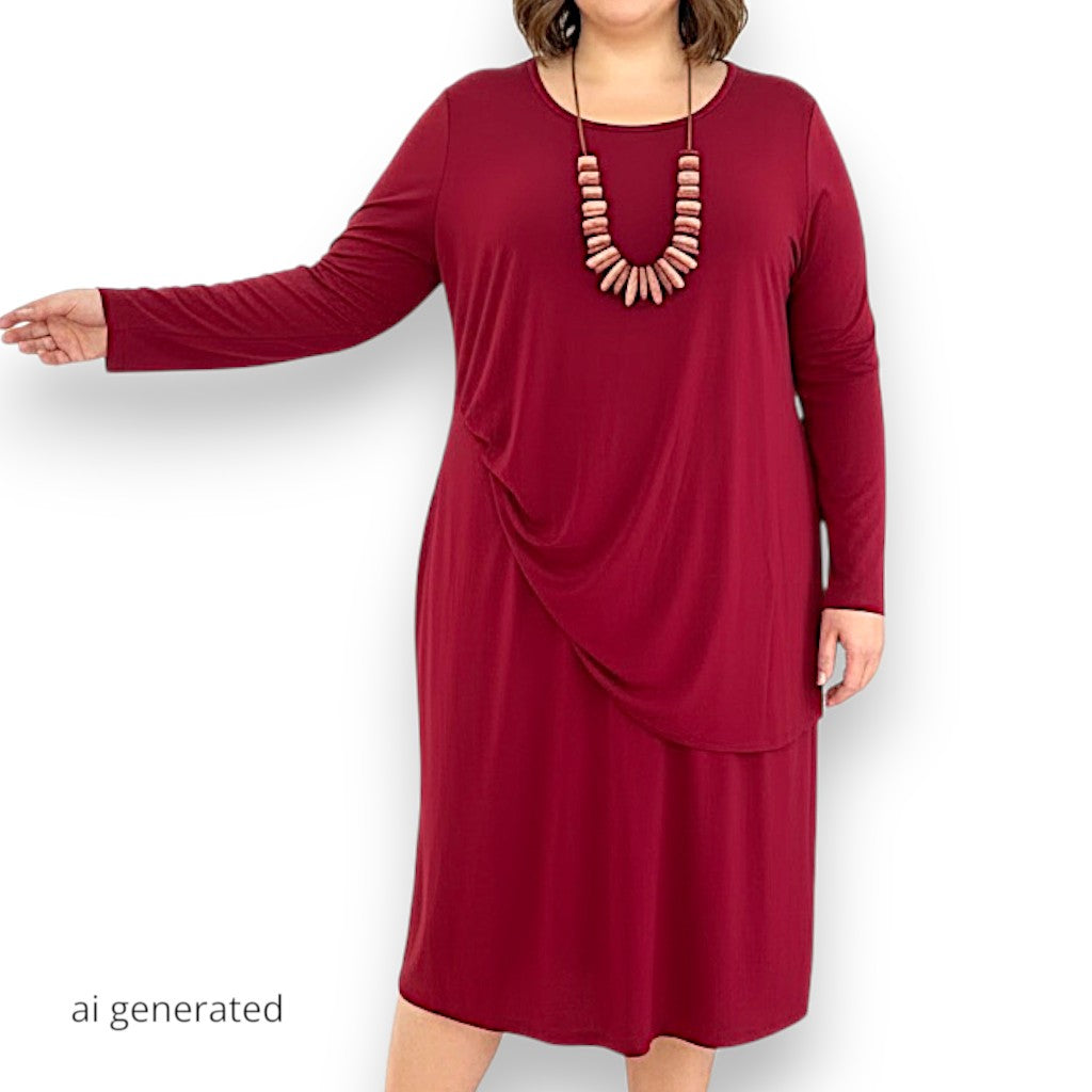 Maxi Maglia in Crepe  Sofia