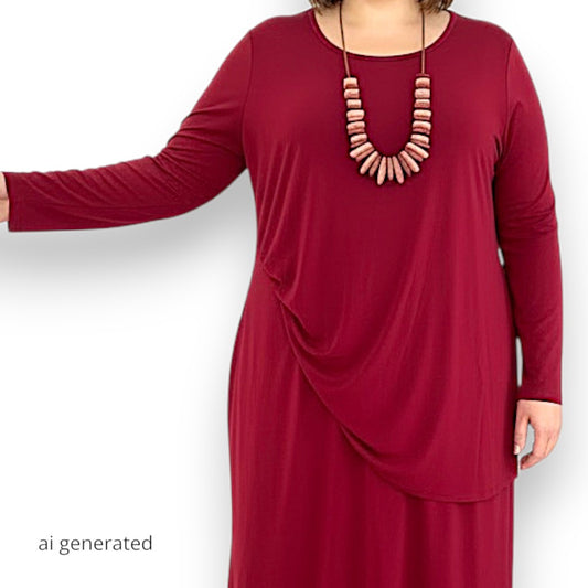 Maxi Maglia in Crepe  Sofia