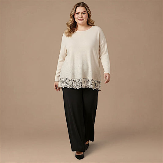 Maxi Maglia Effetto Lana Berenice