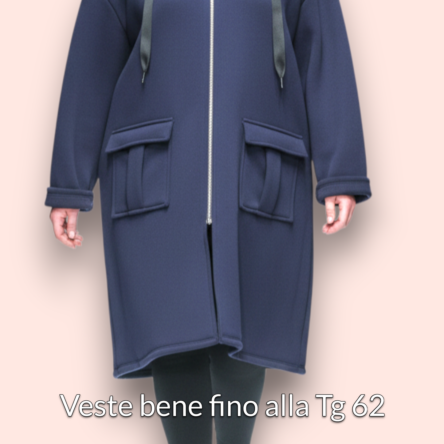Maxi Felpa Taglie Forti  Made in Italy Candy