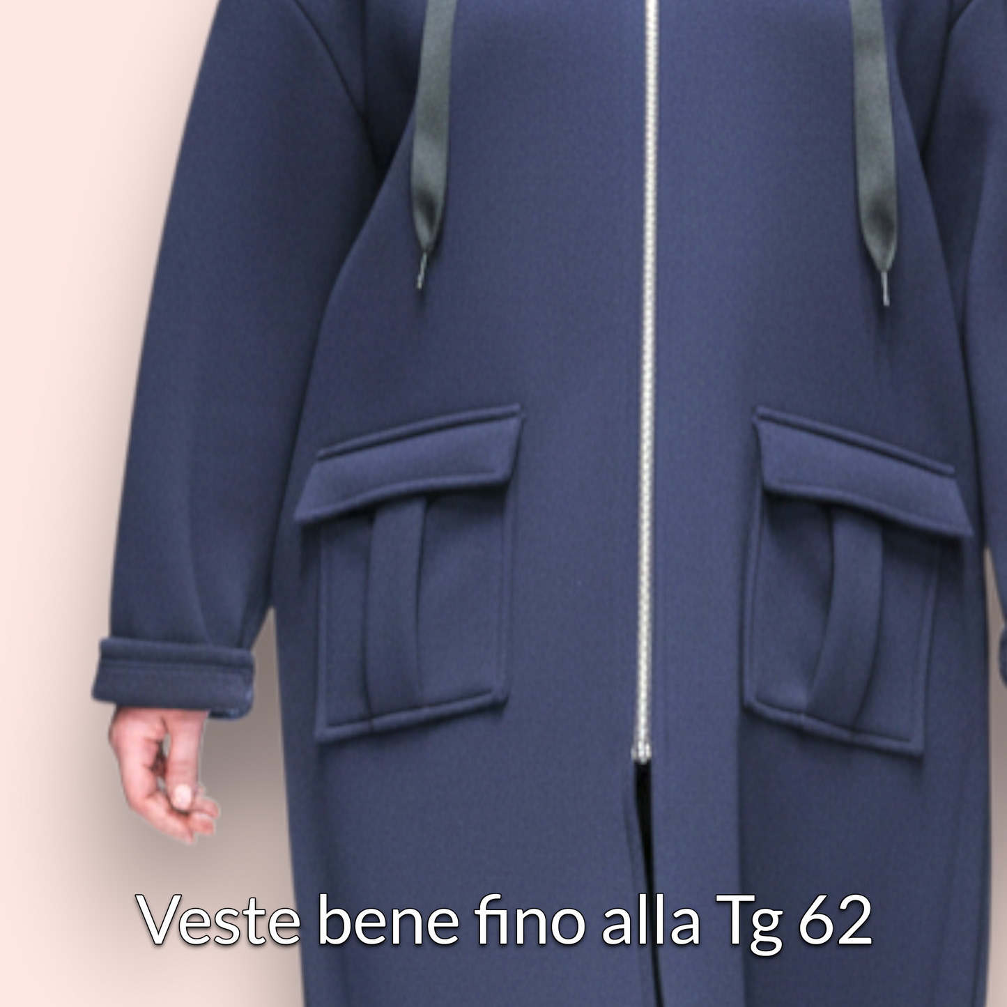 Maxi Felpa Taglie Forti  Made in Italy Candy