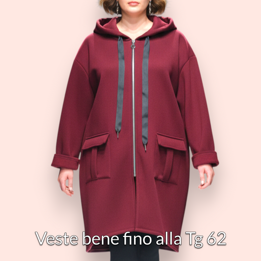 Maxi Felpa Taglie Forti  Made in Italy Colette