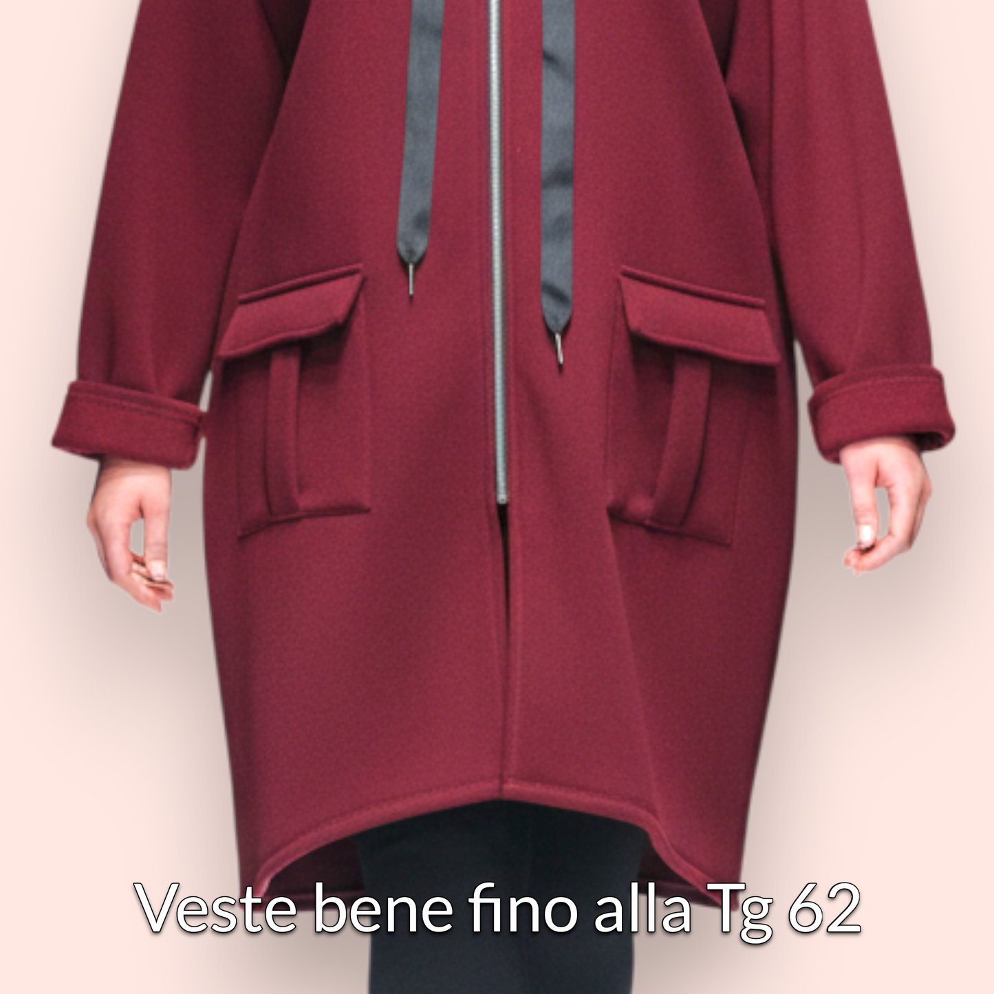 Maxi Felpa Taglie Forti  Made in Italy Colette