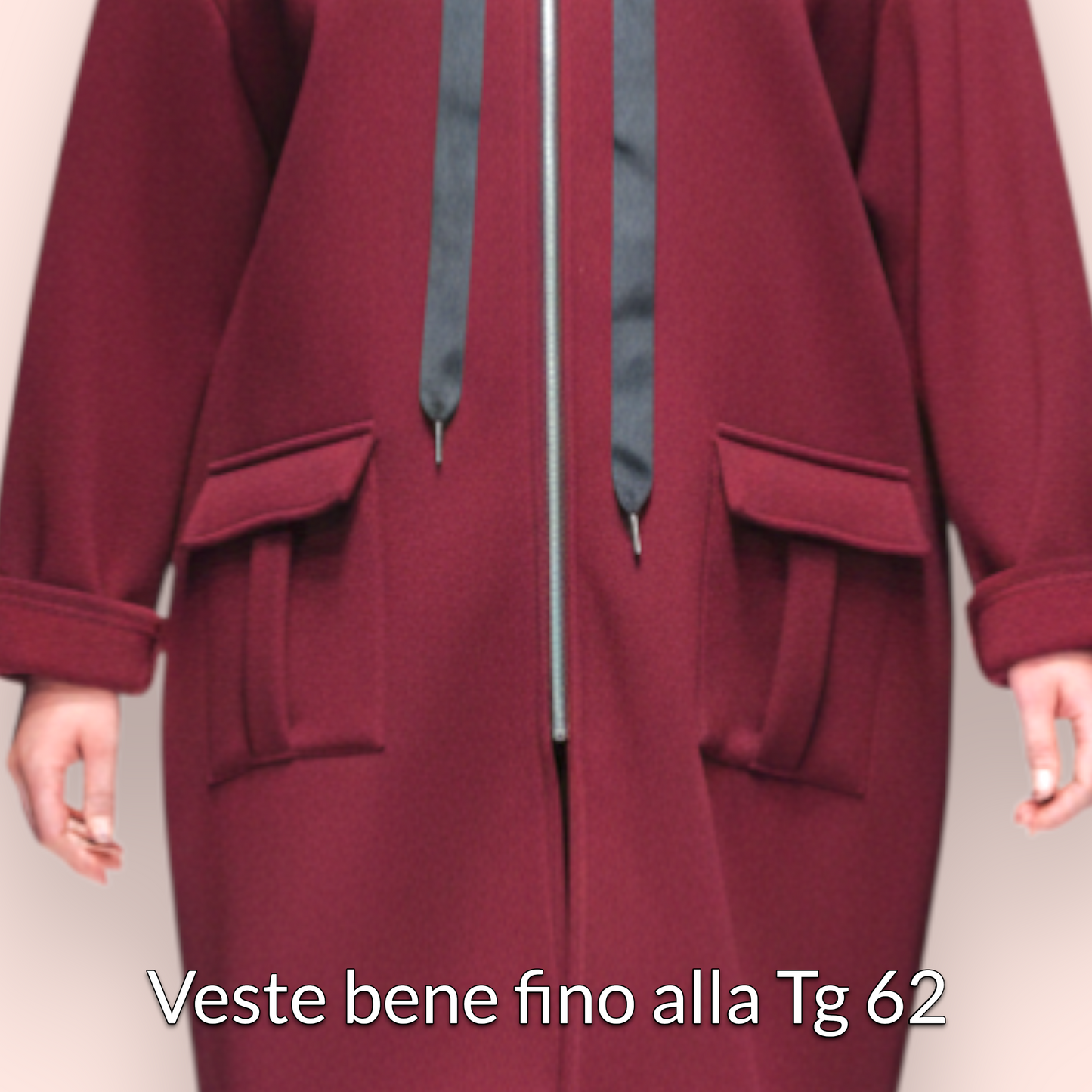 Maxi Felpa Taglie Forti  Made in Italy Colette