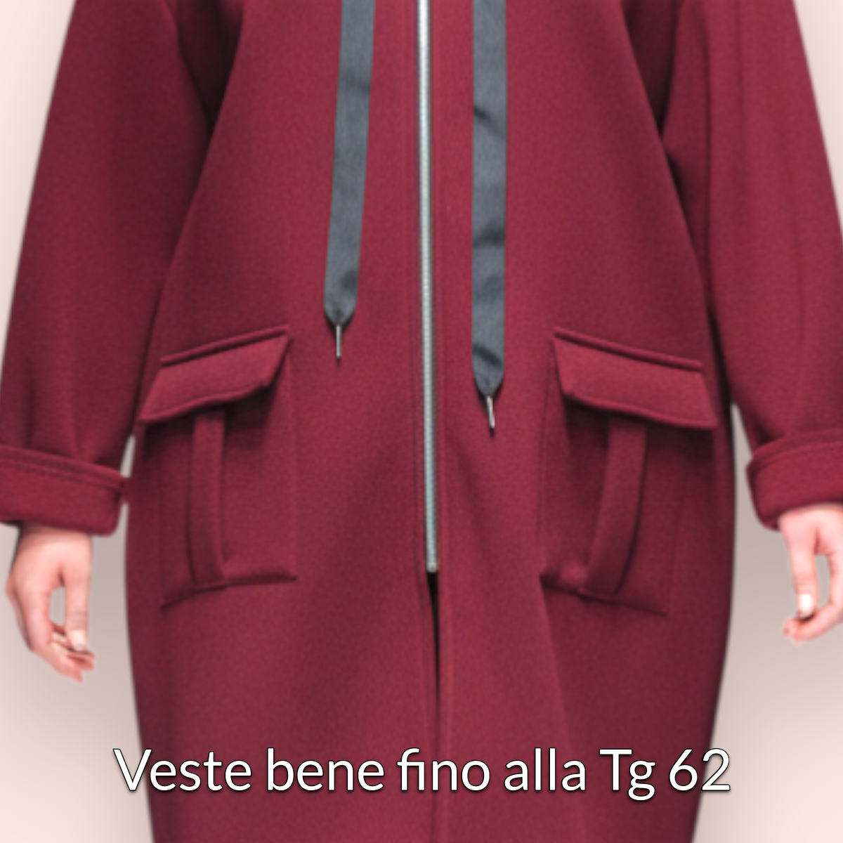 Maxi Felpa Taglie Forti  Made in Italy Colette