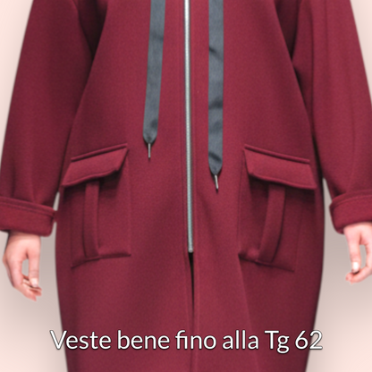 Maxi Felpa Taglie Forti  Made in Italy Colette