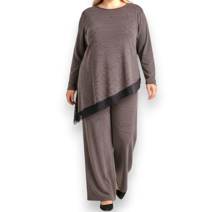Maxi Maglia Rifinita in Pizzo Clementina