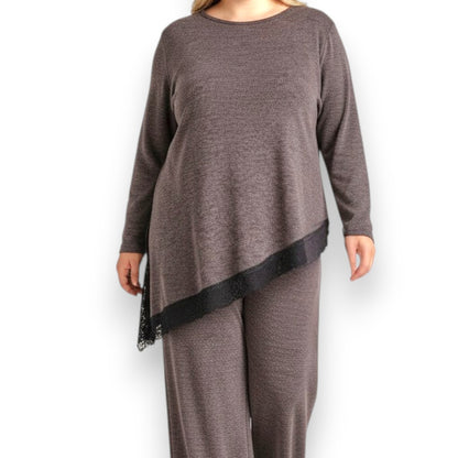 Maxi Maglia Rifinita in Pizzo Clementina