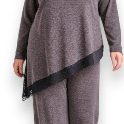 Maxi Maglia Rifinita in Pizzo Clementina
