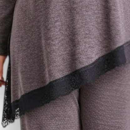 Maxi Maglia Rifinita in Pizzo Clementina