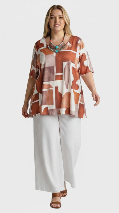 Maxi Maglia  Taglie Forti Elasticizzata Federica