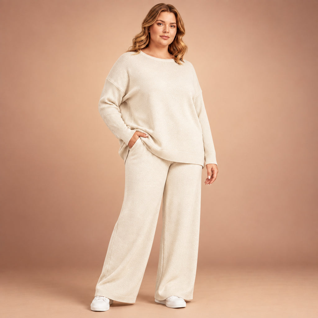 Maxi Maglia con Costine Carla