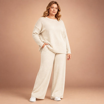 Maxi Maglia con Costine Carla