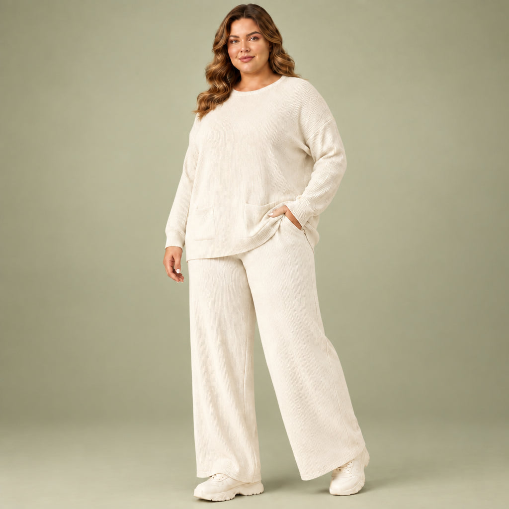 Maxi Maglia con Costine Carla