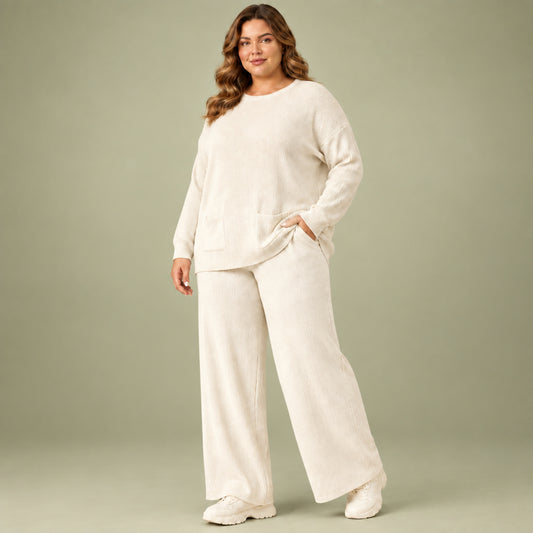 Maxi Maglia con Costine Carla