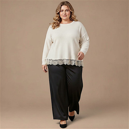 Maxi Maglia Effetto Lana Berenice