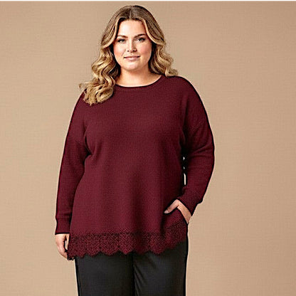 Maxi Maglia Effetto Lana Bice