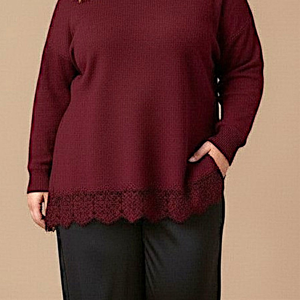 Maxi Maglia Effetto Lana Bice