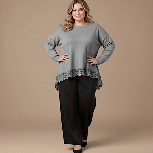 Maxi Maglia Effetto Lana Brenda