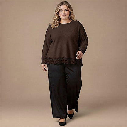 Maxi Maglia Effetto Lana Basilia