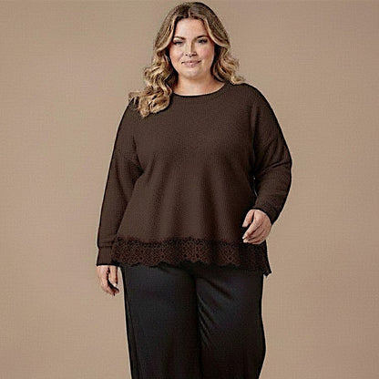 Maxi Maglia Effetto Lana Basilia