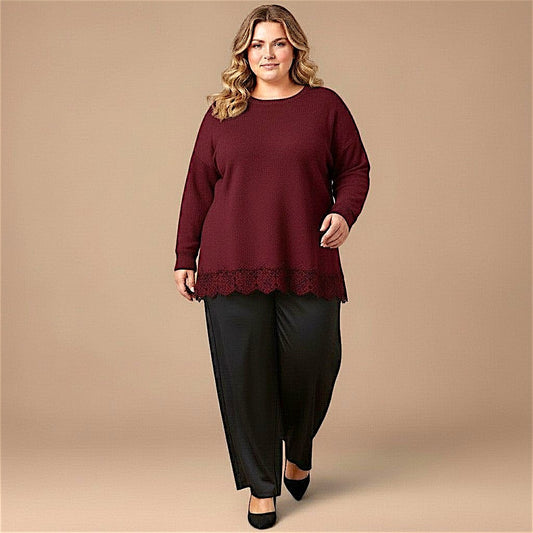 Maxi Maglia Effetto Lana Bice