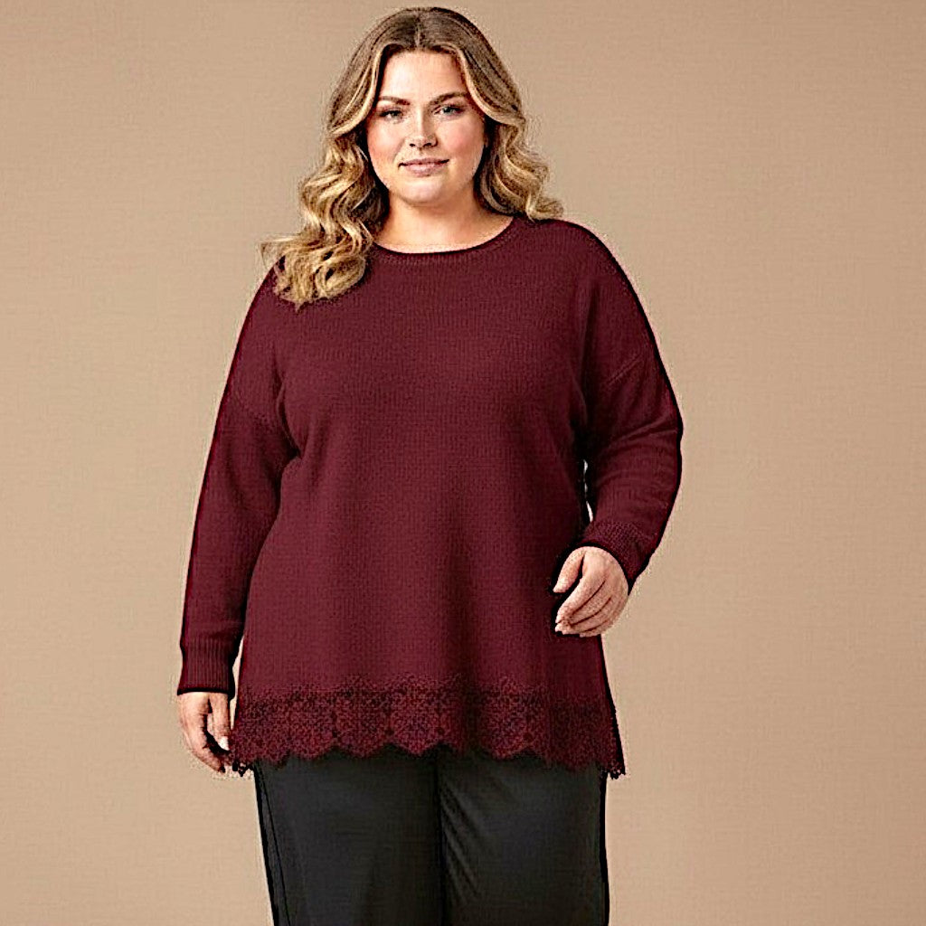 Maxi Maglia Effetto Lana Bice