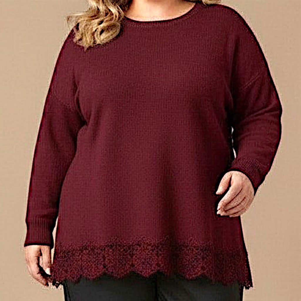 Maxi Maglia Effetto Lana Bice