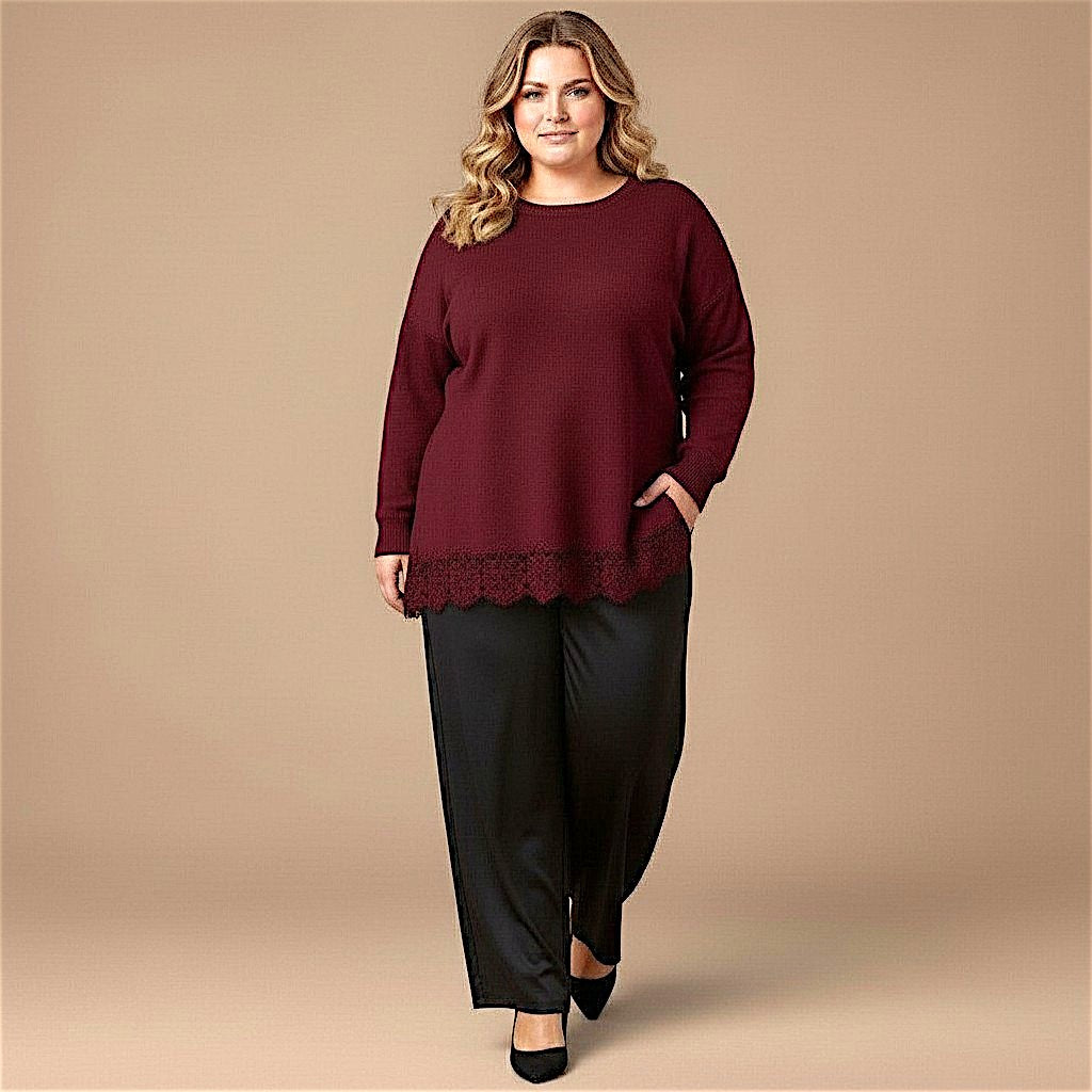 Maxi Maglia Effetto Lana Bice