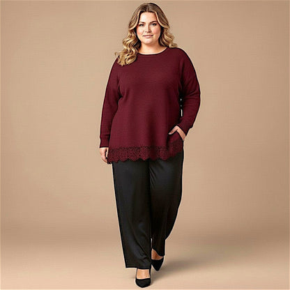 Maxi Maglia Effetto Lana Bice