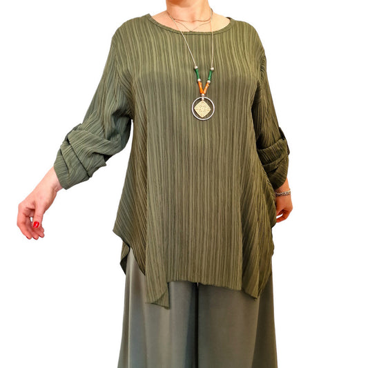 Maxi Maglia Con Collana Gina