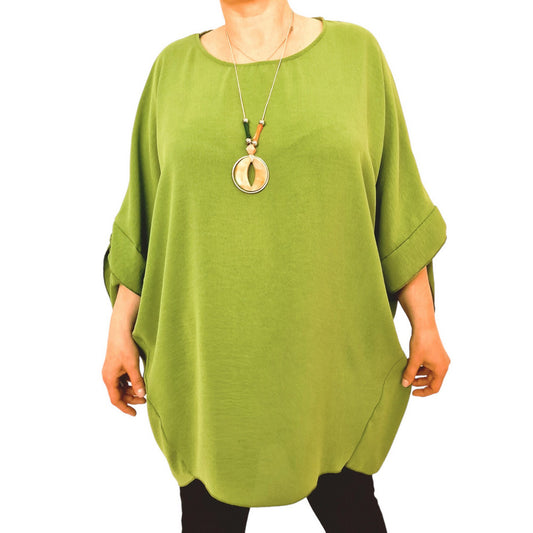 Maxi Maglia Con Collana Perla