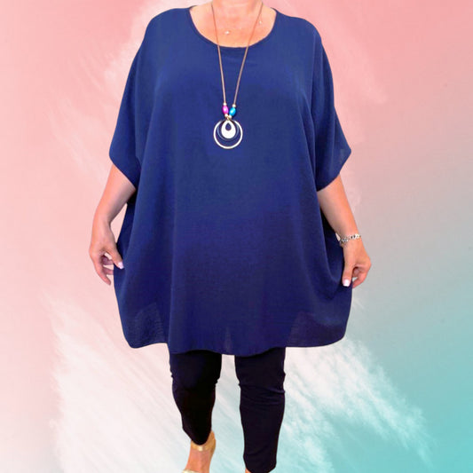 Maxi Maglia Con Collana Clara