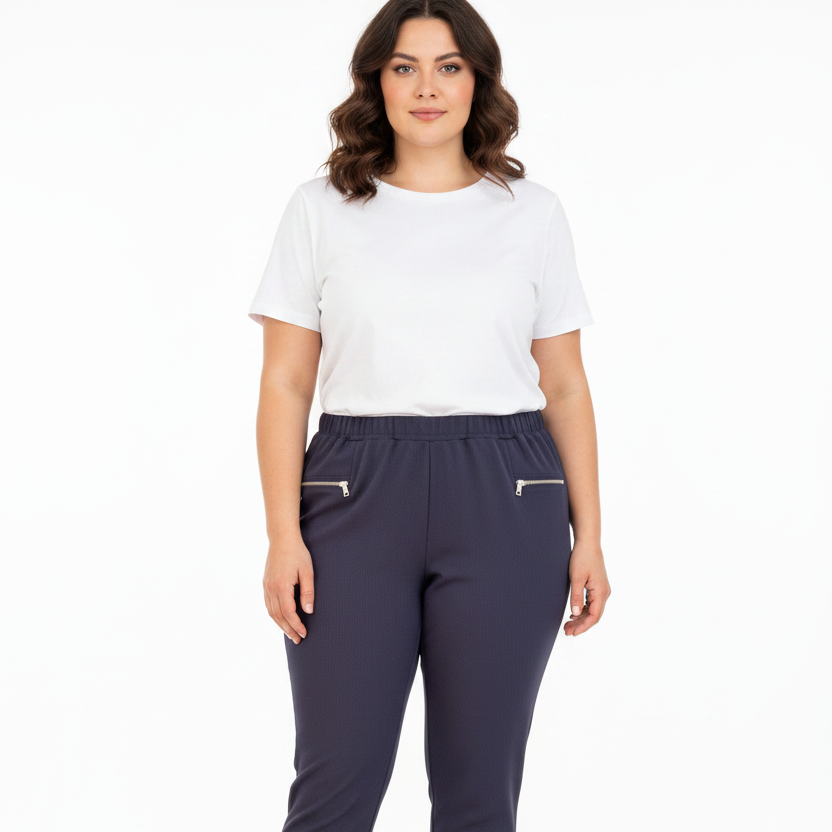 Maxi Pantalone con Tasche Ravenna