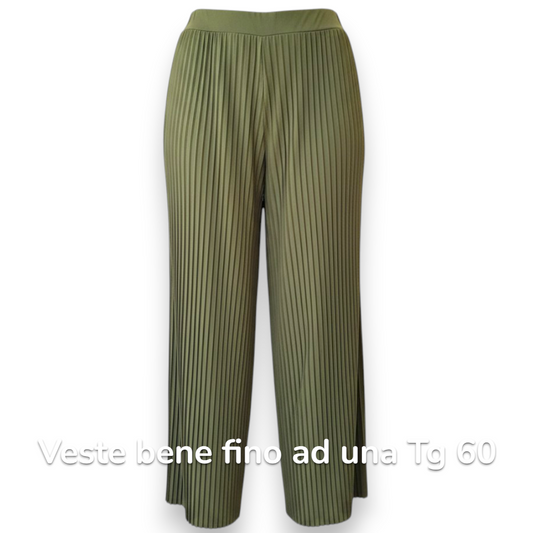 Pantalone Vita Alta Plissè Scilla