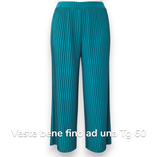 Pantalone Vita Alta Plissè Palmi