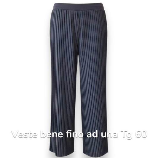 Pantalone Vita Alta Plissè Tropea