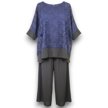 Maxi Maglia Doppia in Pizzo e Viscosa Assia