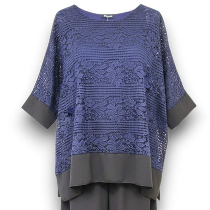 Maxi Maglia Doppia in Pizzo e Viscosa Assia