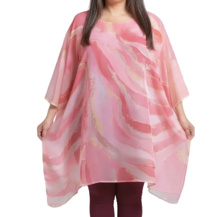Maxi Maglia Doppia in Tulle e Viscosa Divina